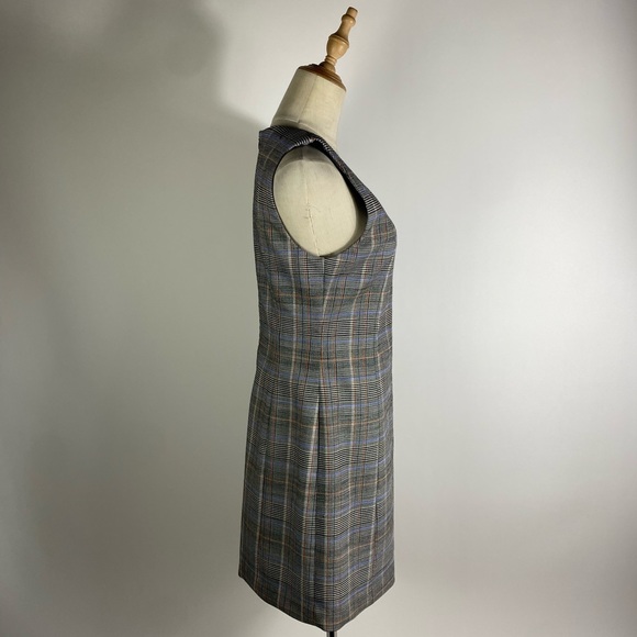 THEORY Autumn Shift Easy V Shift Sleeveless Dress Womens 4 - Picture 5 of 10